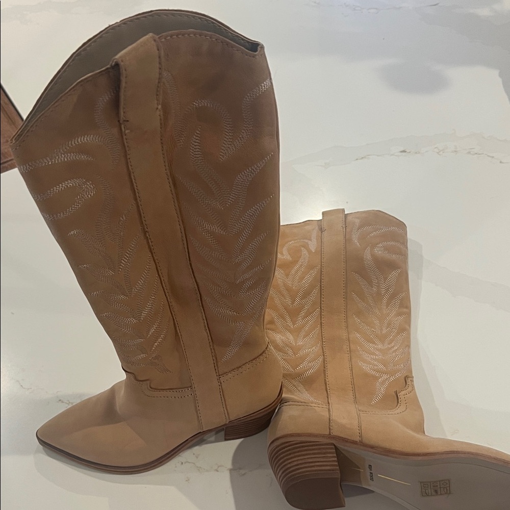 Dolce Vita Tan Heeled Boots